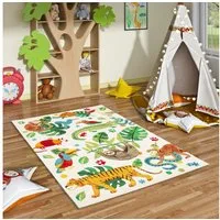 Pergamon Kinderteppich Kinder Teppich Maui Kids Urwald, Rechteckig, Höhe: 13 mm