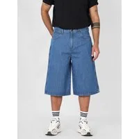 Wrangler Jeansshorts Loose Fit - JORT SHORTS MID STONE Leichtgewicht Denim ohne Stretch
