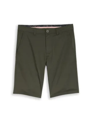 Tom Tailor - TTREGULAR Ultralight Chino Shorts deep leaf green - Gr. - 31