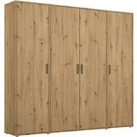 rauch Kleiderschrank VOYAGER Garderobe Wäscheschrank Schlafzimmer (in 3 verschiedenen Ausstattungen BASIC/CLASSIC/PREMIUM) mit 2 modernen Griffvarianten, viel Stauraum MADE IN GERMANY