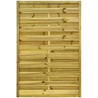 GartenLand Zaun Sichtschutzzaun Vario gerade Kiefernholz – Kesseldruckimprägniert, (Set, Ohne Pfosten)