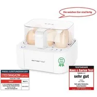 Emerio Eierkocher EB-115560.2 mit Sprachausgabe in Deutsch, Anzahl Eier: 6 St., 400 W