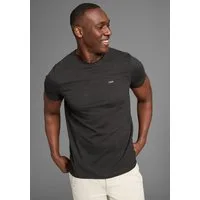 Bruno Banani T-Shirt Mit Doppelkragen und Zierbrusttasche
