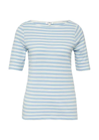 s.Oliver - T-Shirt blau - Gr. - 36