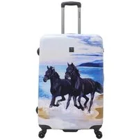 Saxoline® Koffer Horse, mit praktischem TSA-Zahlenschloss
