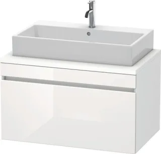Duravit DuraStyle Konsolenwaschtischunterbau wandhängend Weiß Hochglanz & Matt 900x548x512 mm - DS53 DS531302218