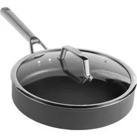 NINJA Bratpfanne Ninja ZEROSTICK Premium Sauteuse (26 cm) C30126DE, Aluminium (1-tlg), Premium Kollektion, ZEROSTICK Technologie, garen ohne Fett