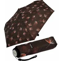 doppler® Taschenregenschirm Super-Mini Havanna Damen - Desire, besonders leichter und kleiner Schirm, passt in jede Tasche