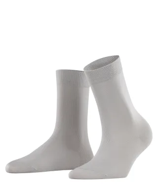 FALKE - FALKE Cotton Touch Damen silver - Gr. - 36.5