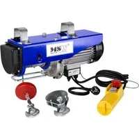 MSW Seilwinde Seilhebezug 800 kg 12 m Motorwinde 1300 W Flaschenzug Hebezug, verschiedene Produktvarianten