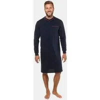 JP1880 Schlafanzug Nachthemd Homewear uni Langarm