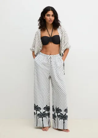 Marc OPolo Shorts "Beach Cover-Up" Strandhose, sommerlicher Allover-Print
