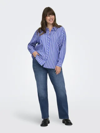 ONLY CARMAKOMA - CARLIAH LS SHIRT WVN Cloud Dancer - Gr. - 46