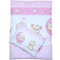 Primawela Babybettwäsche Kinderwagenset Baby Bettwäsche für Kinderwagen Bezüge Decke Kissen, 2 teilig