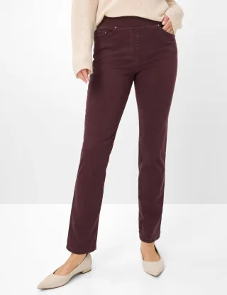 Raphaela by Brax Damen Schlupfhose Style PAMINA AMARONE, dunkles lila, Gr. 50K