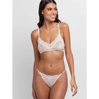 Dorina Bralette-BH ORIGINS-2PP (2er Pack) durchgehende Spitze mit Spitzenbesatz an den Körbchen, ohne Bügel