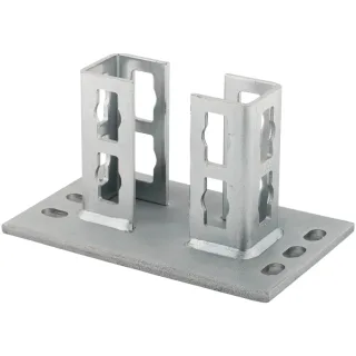 Fischer Sattelflansch PSF 124 zinklamellenbeschichtet - 542718