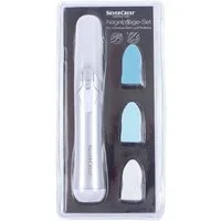 SilverCrest Maniküre-Pediküre-Set Elektrisches Nagelpflege Set einfache leichte Maniküre Pediküre, 5-tlg., Komplettes Maniküre- und Pediküreset für Hände und Füße, Leichte & mühelose Maniküre & Pediküre