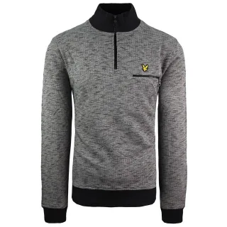 Lyle & Scott Space Dye Herren Pullover Dunkelgrau