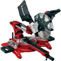 Zug-Kapp-und Gehrungssäge TC-SM 2534/1 Dual, Kapp- und Gehrungssäge rot/schwarz, 2.100 Watt