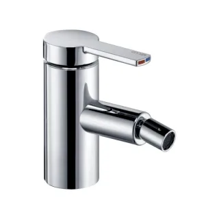 Keuco Bidet Armatur Plan blue 53909010000 verchromt, mit Ablaufgarnitur