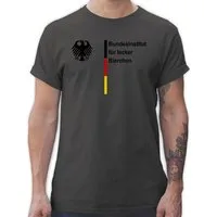 Shirtracer T-Shirt Bundesinstitut für lecker Bierchen, Bier Saufen Sauf Malle Bierliebha 2026 Fussball WM Fanartikel