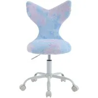CHAIRUS Stuhl höhenverstellbarer Meerjungfrau Kunstfell-Drehstuhl (1 St), Schreibtischstuhl, Polsterstuhl, Kinderdrehstuhl