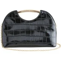 Next Clutch Tasche in Kroko-Optik mit Cut-out (1-tlg)