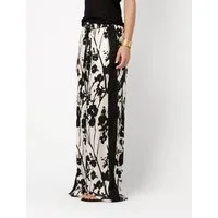ROSNER Palazzohose Mara Palazzo (1-tlg) mit Flowerprint und Galonstreifen