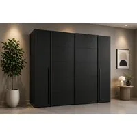 FORTE Kleiderschrank Narago, Kombischrank, modernes Design (B/H/T ca. 270/210/61cm, auch mit Premiumausstattung) gestalte die Schwebetüren einfarbig oder 2 farbig, Made in Europe