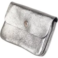 MIRROSI Mini Geldbörse Damen Kleines Portemonnaie MADE IN ITALY Echtleder (11x8x2cm BxHxT), viele tolle Trendfarben zur Auswahl, leicht