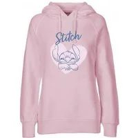 Lilo & Stitch Hoodie Lilo und Stitch Damen Hoodie, Rosa und Blau, Größe S bis L
