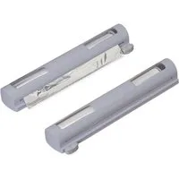 relaxdays Folienspender Folienschneider 2er Set grau