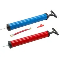 TSB Werk Luftpumpe 4tlg Ballpumpe Luftpumpe Fussballpumpe, Handpumpe, Ballnadeln, Ventil, Nadel, Set