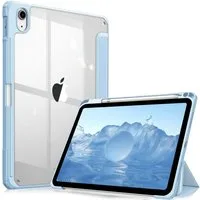 Fintie Tablet-Hülle für iPad 11 Generation 11 Zoll 2025 (A16), iPad 10 Generation 2022 10.9 Zoll, mit Stifthalter, Stoßfeste Hybrid Hülle mit transparenter Hartschale