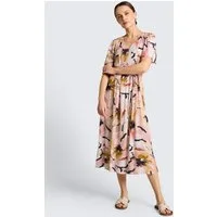TOM TAILOR Midikleid Kleider & Jumpsuits Midi-Kleid mit Muster