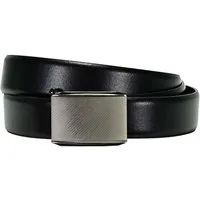 LLOYD Men’s Belts Ledergürtel LLOYD-Automatic-Leder-Gürtel 35mm, kürzbar, bombiert, BLACK