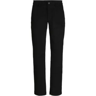 Feincord-Hose im Chino-Schnitt für Herren, Herren, size: regular, Schwarz, Baumwolle/Baumwoll-Mischung, by Lands' End