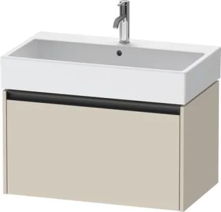 Duravit Ketho.2 Waschtischunterbau wandhängend Taupe Supermatt 784x460x440 mm - K25077083830000 K25077083830000