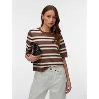 Vero Moda Kurzarmpullover VMSILJE 2/4 O-NCK OVERSIZE PULL GA NOOS Viskosemischung, oversize