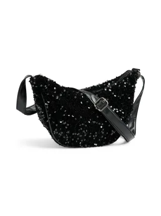 PIECES - PCKAM AMANDA SEQUINS BUMBAG BC Black - Gr. - ONE SIZE