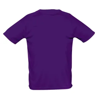SOLS Mens Sporty Short Sleeve Performance T-Shirt (dunkelviolett)