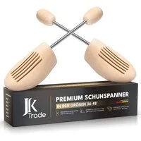 JK Trade Schuhspanner - Premium Schuhdehner Damen & Herren (1 Paar, aus Lotusholz mit Federmechanik), Stiefelspanner, Schuhweiter