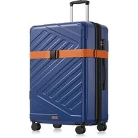 SONGMICS Hartschalen-Trolley Kofferset, 360° Rollen, robuster Reisekoffer, Bordcase, ABS