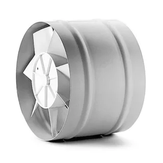 Helios Rohreinschubventilator 07504 REW 200/4, Förderleistung freiblasend 550 m³/h