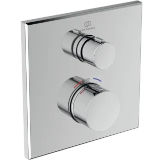 Ideal Standard Unterputz-Thermostat Ceratherm Navigo eckig 1 Verbraucher, Chrom, A8580AA A8580AA