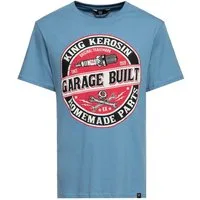 KingKerosin Print-Shirt Garage Built (1-tlg) mit Frontprint im Workerstyle