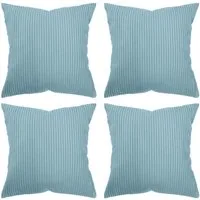 Amilian Kissenhüllen - 4er Set Kissenbezug - Zierkissenbezüge - Kissenbezüge, (4 Stück), 40x40 cm, Kissenhülle für Sofakissen, Dekokissen, Kissen, Zierkissen