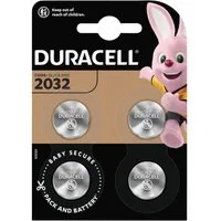 Duracell Duracell Knopfzelle CR2032 3 V 4 St. 220 mAh Lithium Elektro 2032 Knopfzelle
