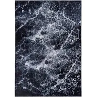 Mazovia Designteppich Modern Teppich für Wohnzimmer, Schlafzimmer, Esszimmer, 80 x 150 cm, Kurflor, Waschbar in Waschmaschine, Höhe 5 mm, Rutschfest